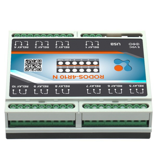 USB реле RODOS-4R10 N (на 10 каналов)