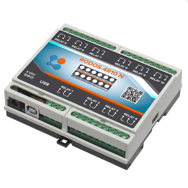 USB реле RODOS-4R10 N (на 10 каналов)
