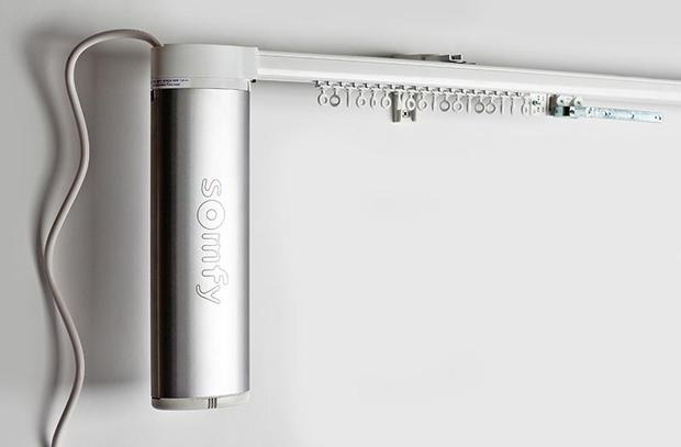 Моторизованный карниз для штор Somfy GLYDEA 60E DCT (штора до 12м)