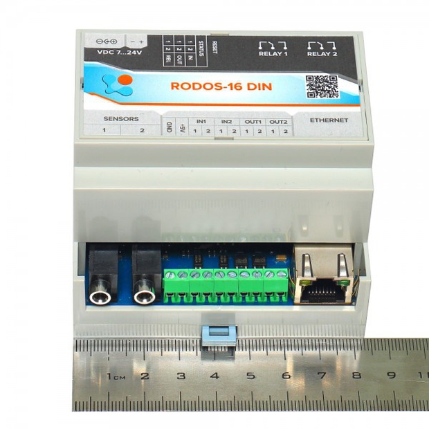 Интернет термостат/гигростат RODOS-16 DIN