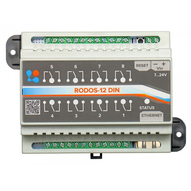 Ethernet реле на DIN рейку RODOS-12 DIN