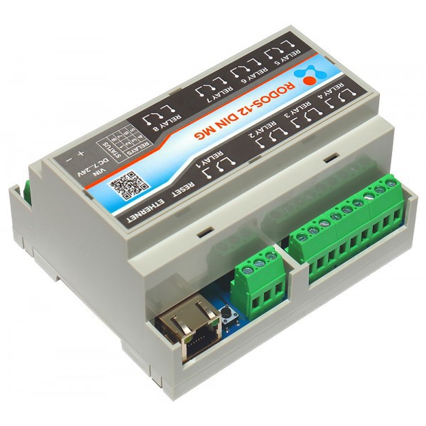 Ethernet реле на DIN рейку RODOS-12 DIN MG
