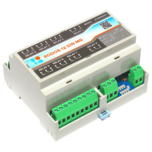Ethernet реле на DIN рейку RODOS-12 DIN MG