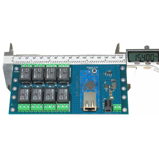Ethernet реле на DIN рейку RODOS-12 Open Frame