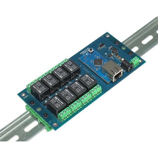 Ethernet реле на DIN рейку RODOS-12 Open Frame