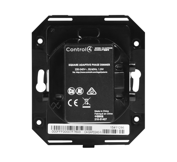 Беспроводной диммер с адаптивной фазой Control4 (240 В)