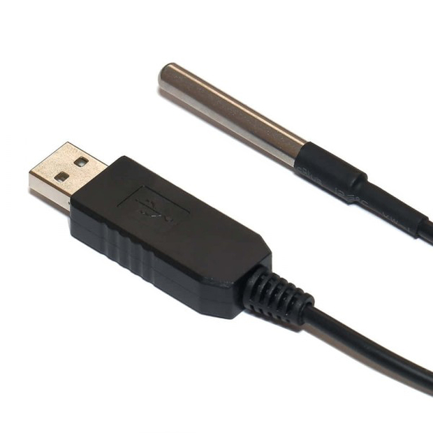 USB термометр с выносным влагозащищенным датчиком RODOS-5B