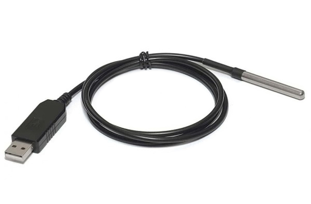 USB термометр с выносным влагозащищенным датчиком RODOS-5B