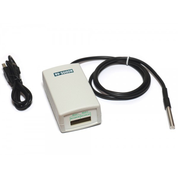 USB термостат RODOS-6B (с 2-мя релейными каналами)