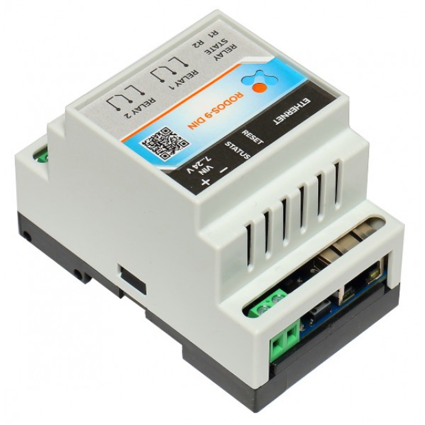 Ethernet реле на DIN рейку RODOS-9 DIN