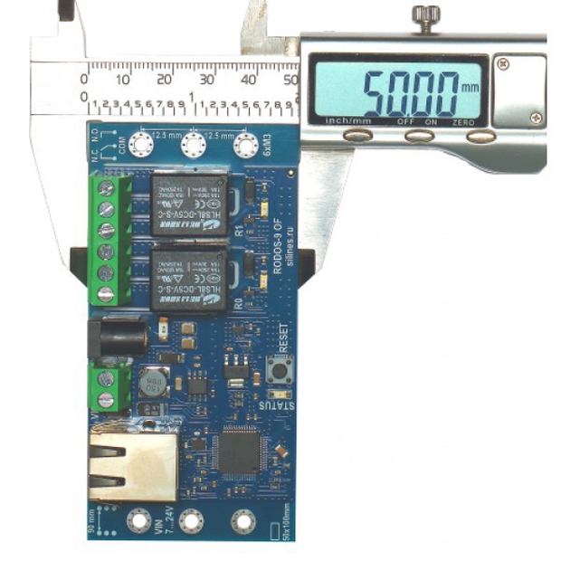 Ethernet реле на DIN рейку RODOS-9 Open Frame