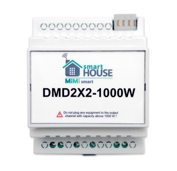 Диммерный блок 2-канальный Smart House DMD2X2-1000