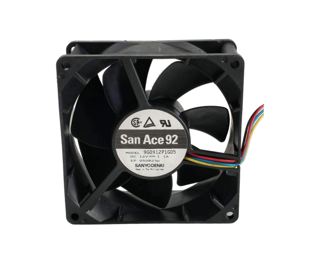 Вентилятор San Ace (SANYO DENKI 9G0912P1G05, 12В DC, 1.1A, 3-pin, 92x92x38мм)