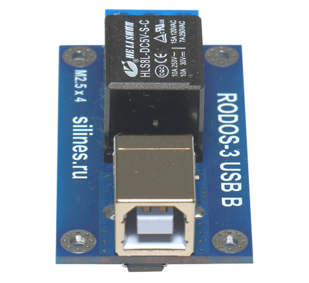 USB реле c разъемом USB-B RODOS-3 (на 1 канал)