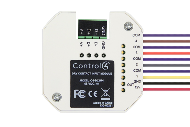 Модуль Bus Dry Contact Input 4-канальный Control4