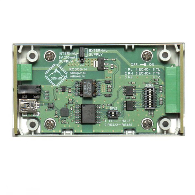 Изолированный преобразователь интерфейсов USB-RS422/RS485 RODOS-14